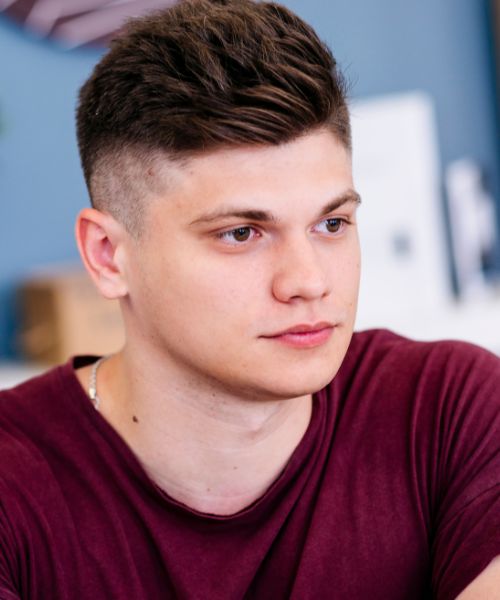 6 layered fringe haircut