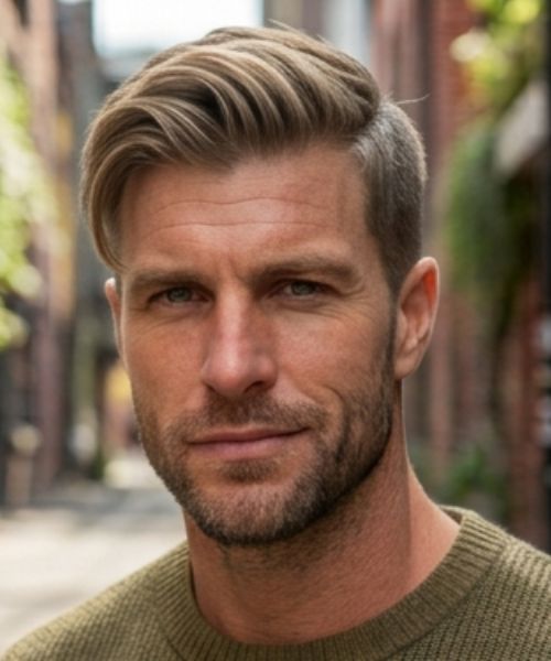 13 side swept fringe